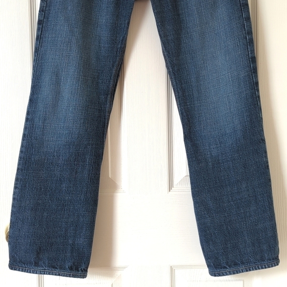 Levi's Y2K Vintage 514 Classic Retro Dark Wash Slim Straight Leg Jeans 30 x 30 - Picture 3 of 15